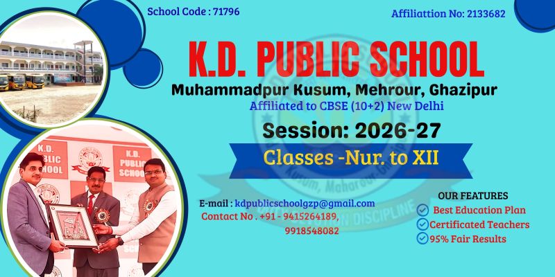 Banner : K.D.Public School, Muhammadpur, Ghazipur